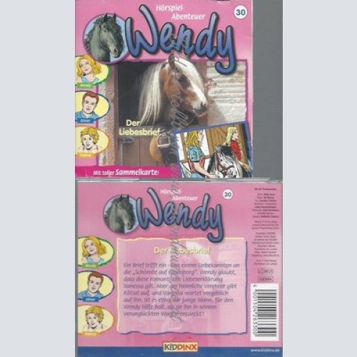 CD--WENDY - - -- WENDY 30. DER LIEBESBRIEF. CD.