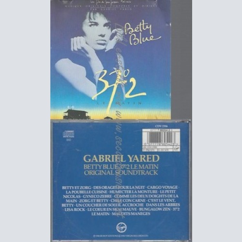 CD--GABRIEL YARED -- --- BETTY BLUE
