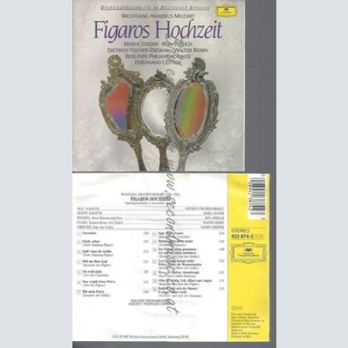 CD--HANNY STEFFEK --, DIETRICH FISCHER--BARITON---FIGAROS HOCHZEIT [QUERSCHNITT