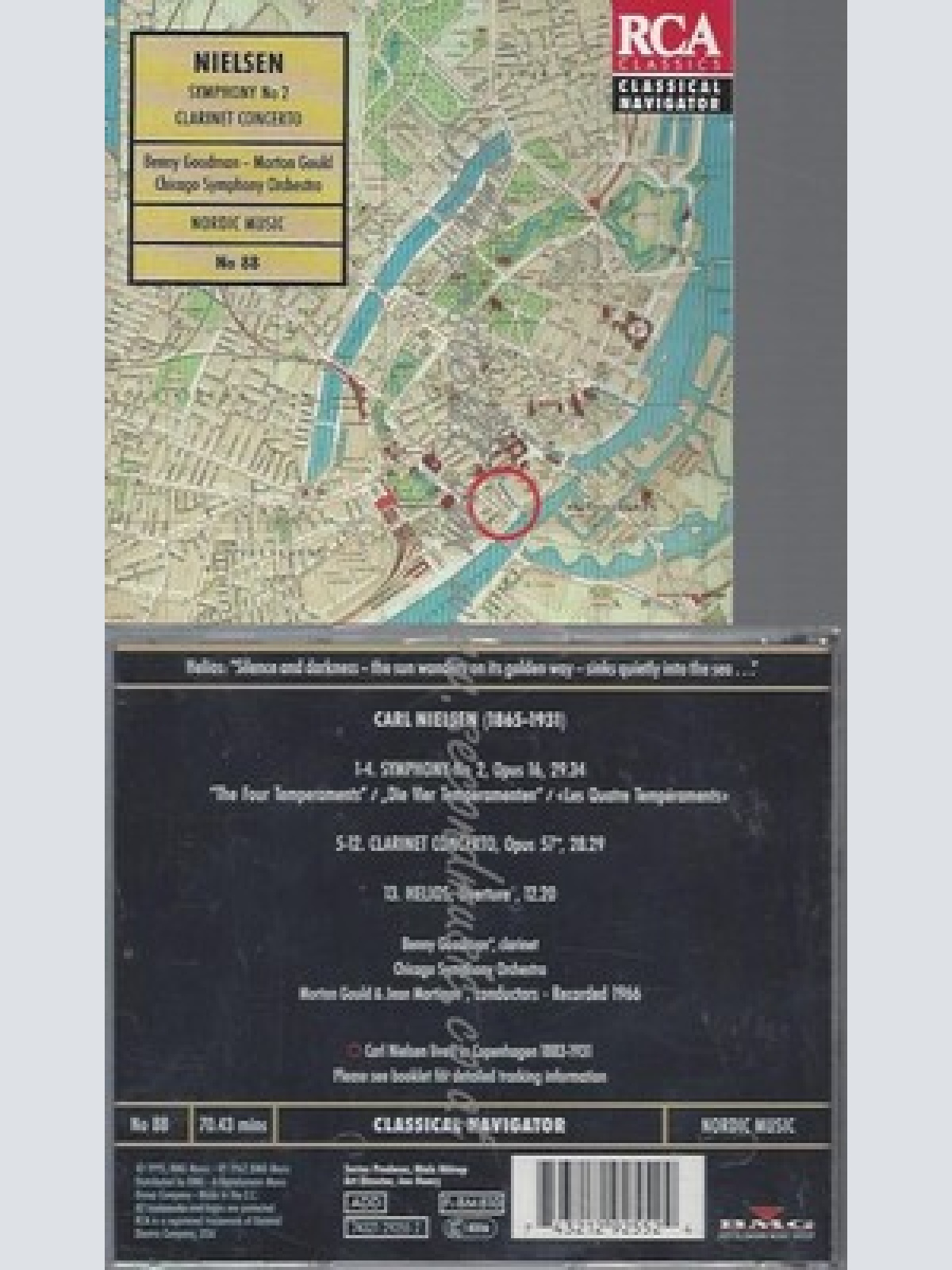 CD--KLARINETTENKONZERT / BENNY GOODMAN, CARL AUGUST NIELSEN -- -- -- SYMPHONIE N