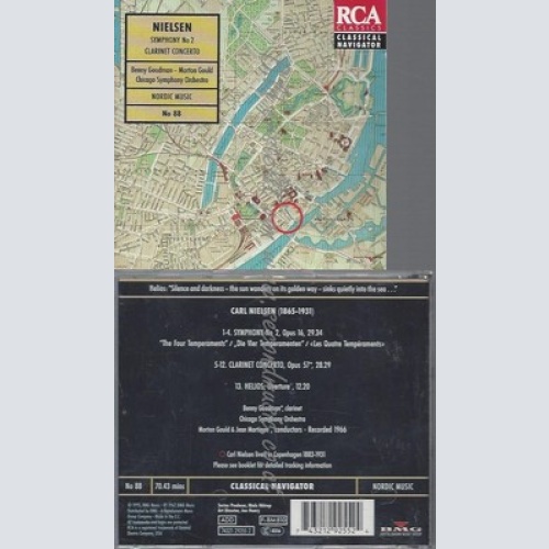CD--KLARINETTENKONZERT / BENNY GOODMAN, CARL AUGUST NIELSEN -- -- -- SYMPHONIE N