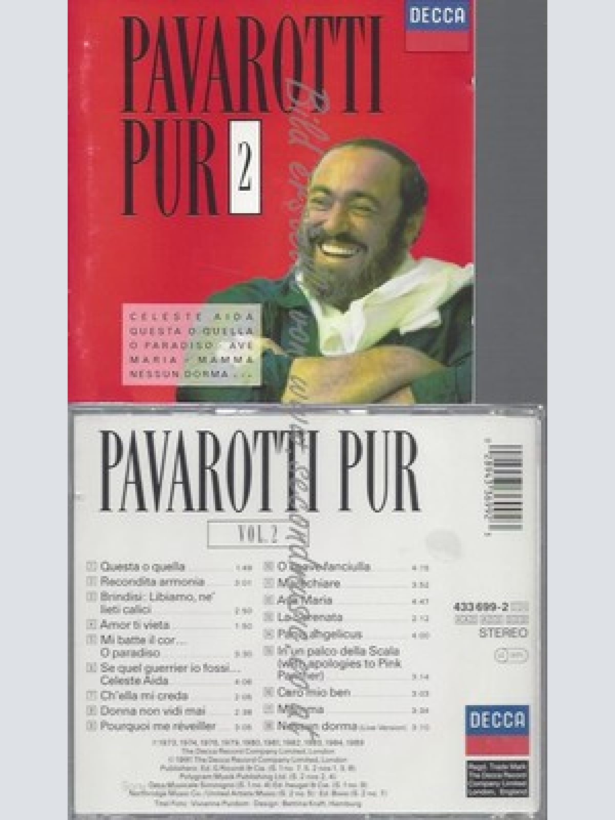 CD--LUCIANO PAVAROTTI, VERDI --, PUCCINI UND MEYERBEER -- -- PAVAROTTI PUR VOL.