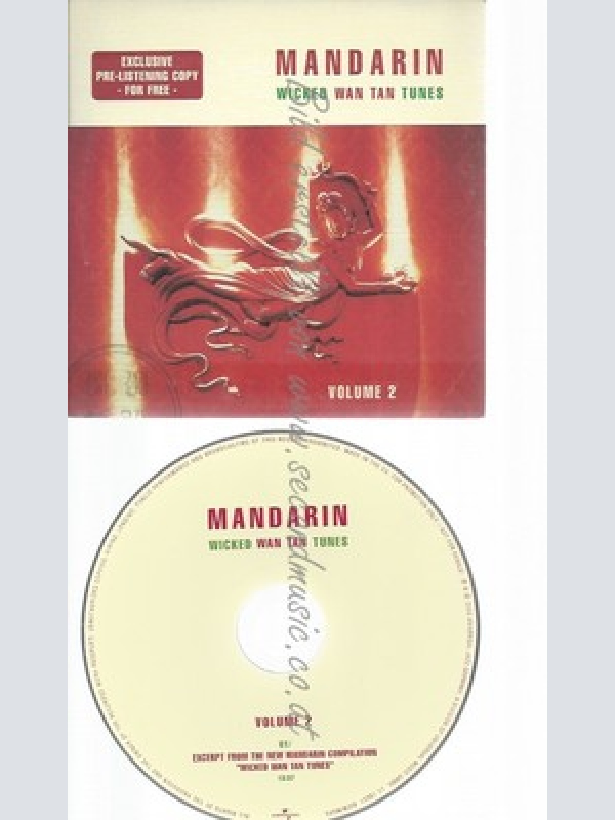CD--MANDARIN--WICKED WAN TAN TUNES--PROMO