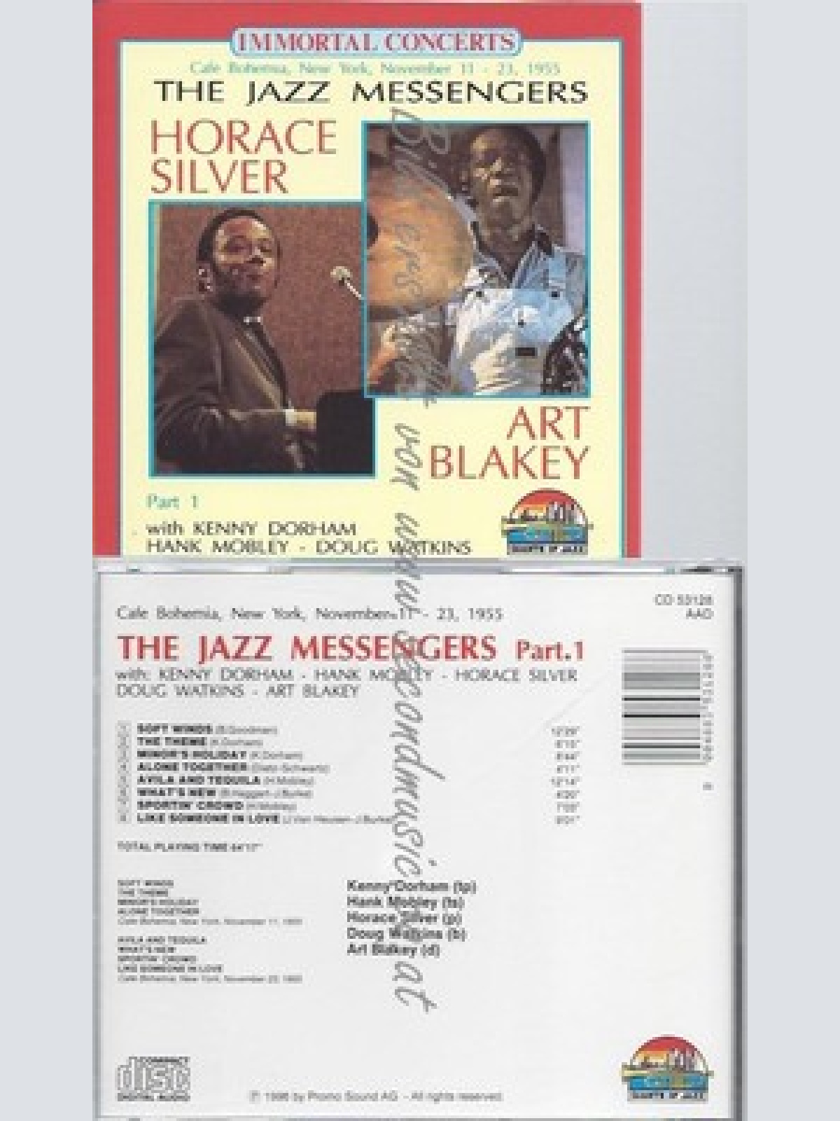 CD--ART BLAKEY UND JAZZ MESSENGERS -- --- JAZZ MESSENGERS PT.1