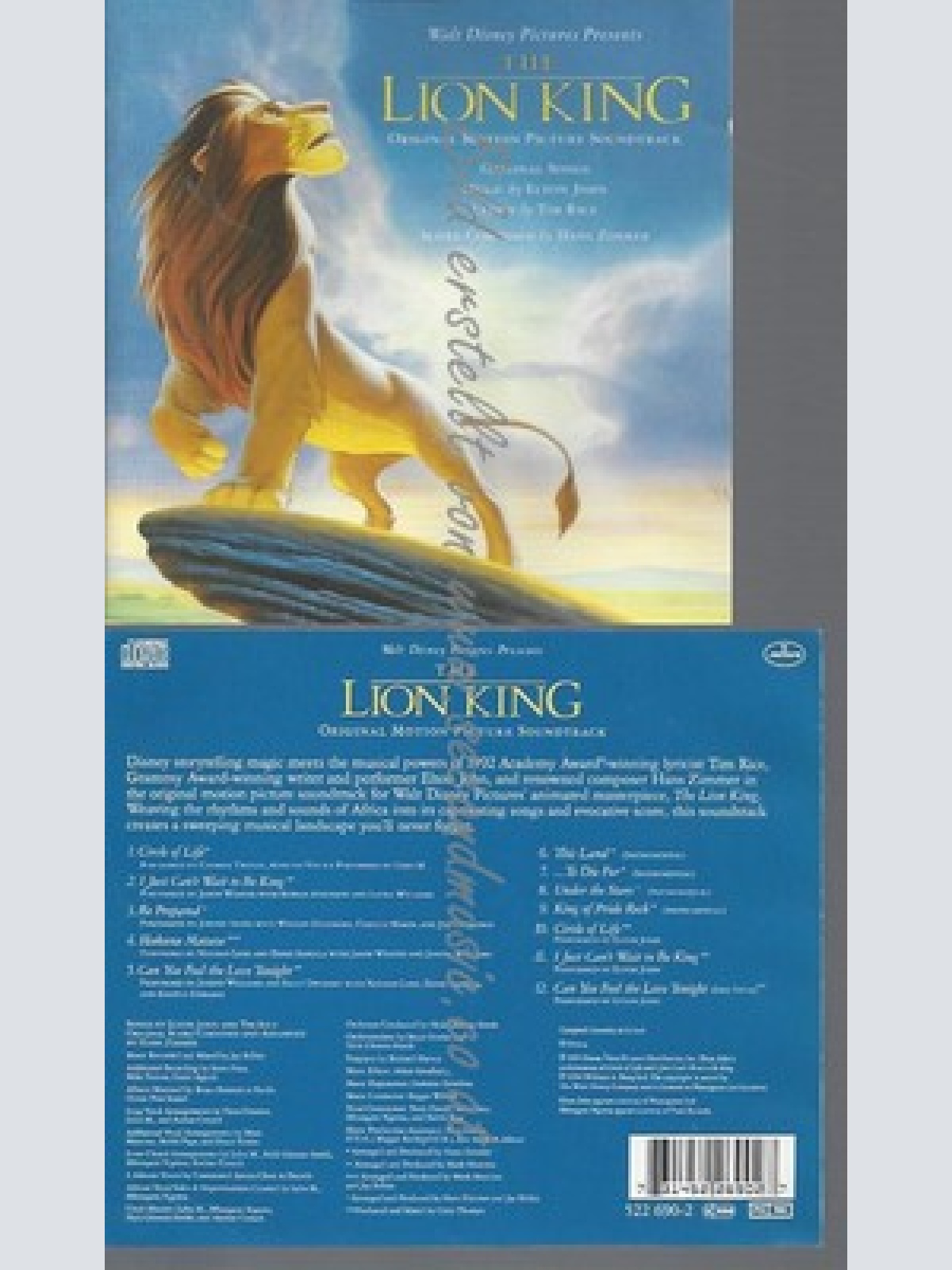 CD-----THE LION KING--ENGLISCHE VERSION-KÖNIG DER LÖWEN