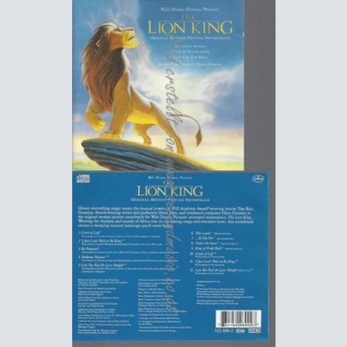 CD-----THE LION KING--ENGLISCHE VERSION-KÖNIG DER LÖWEN