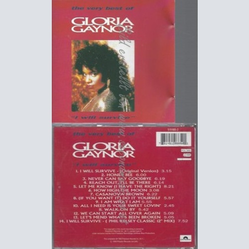 CD--GLORIA GAYNOR -- -- I WILL SURVIVE-THE VERY BEST OF