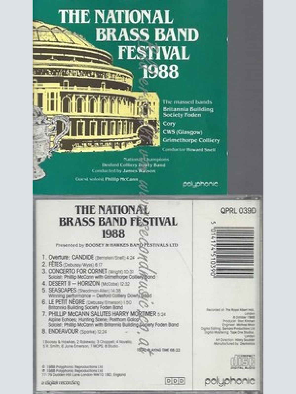 CD--BRASS BAND RECORDING -- --- NATIONAL BRASS BAND