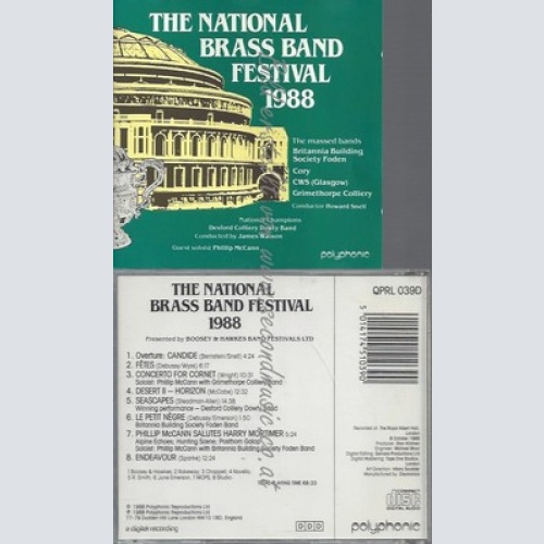 CD--BRASS BAND RECORDING -- --- NATIONAL BRASS BAND