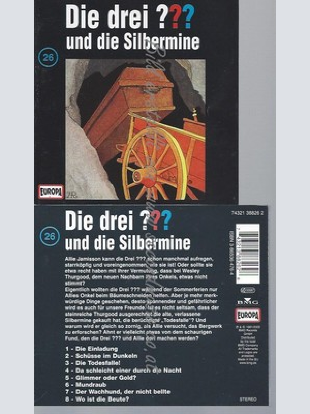 CD--DIE DREI FRAGEZEICHEN -- -- DIE DREI FRAGEZEICHEN - FOLGE 26: UND DIE SILBER