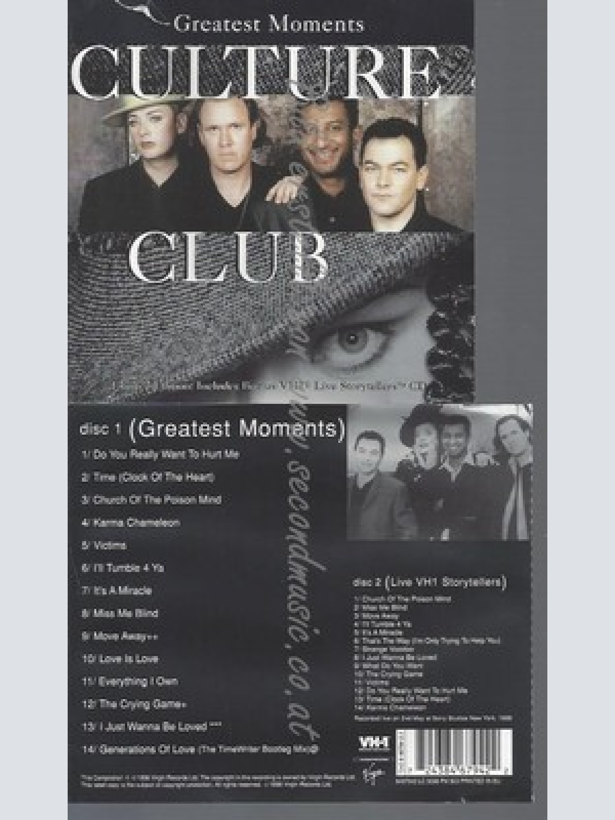 CD--CULTURE CLUB -- --2CD -- GREATEST MOMENTS