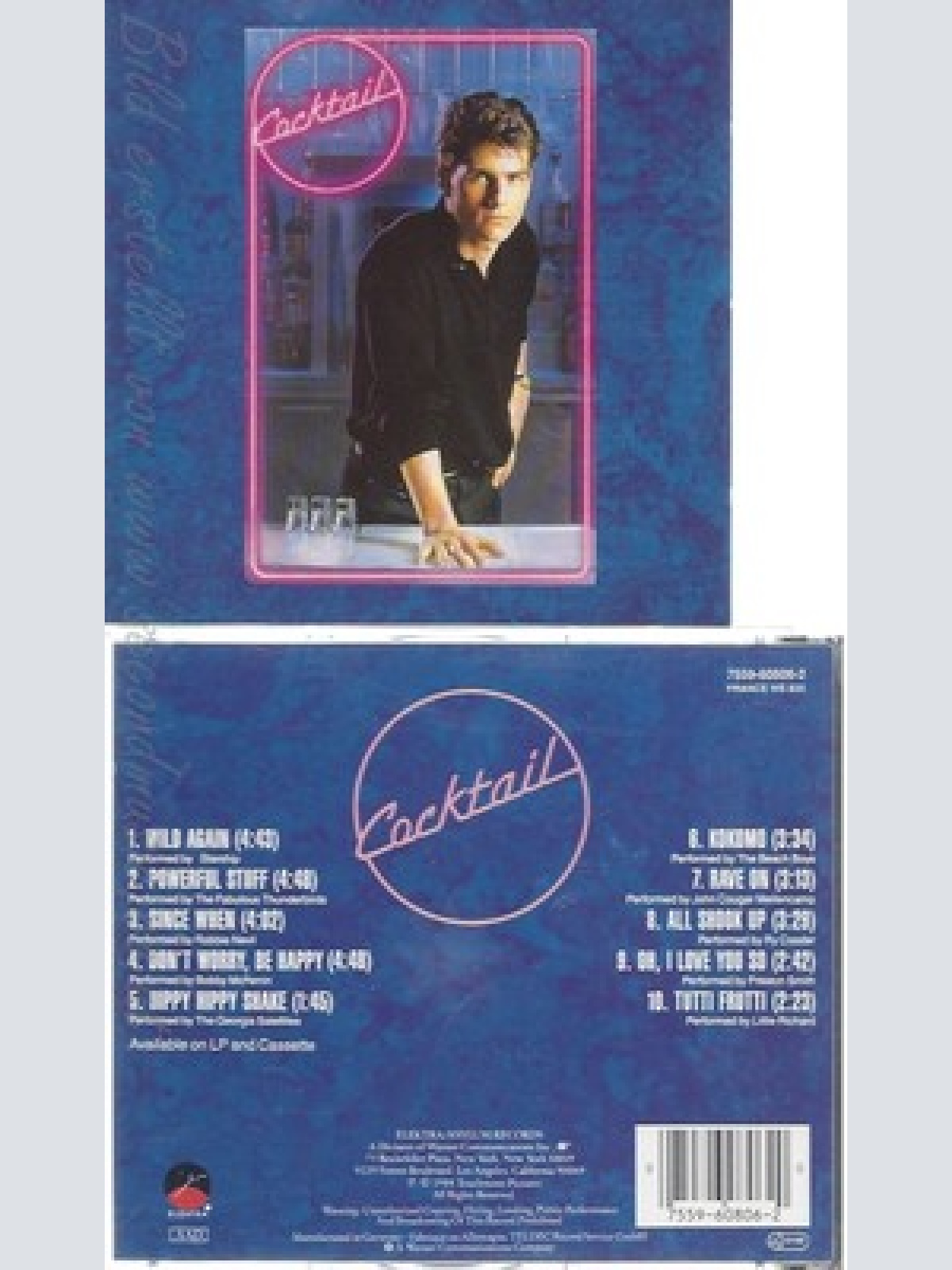 CD--VARIOUS -- --- COCKTAIL --TOM CRUISE