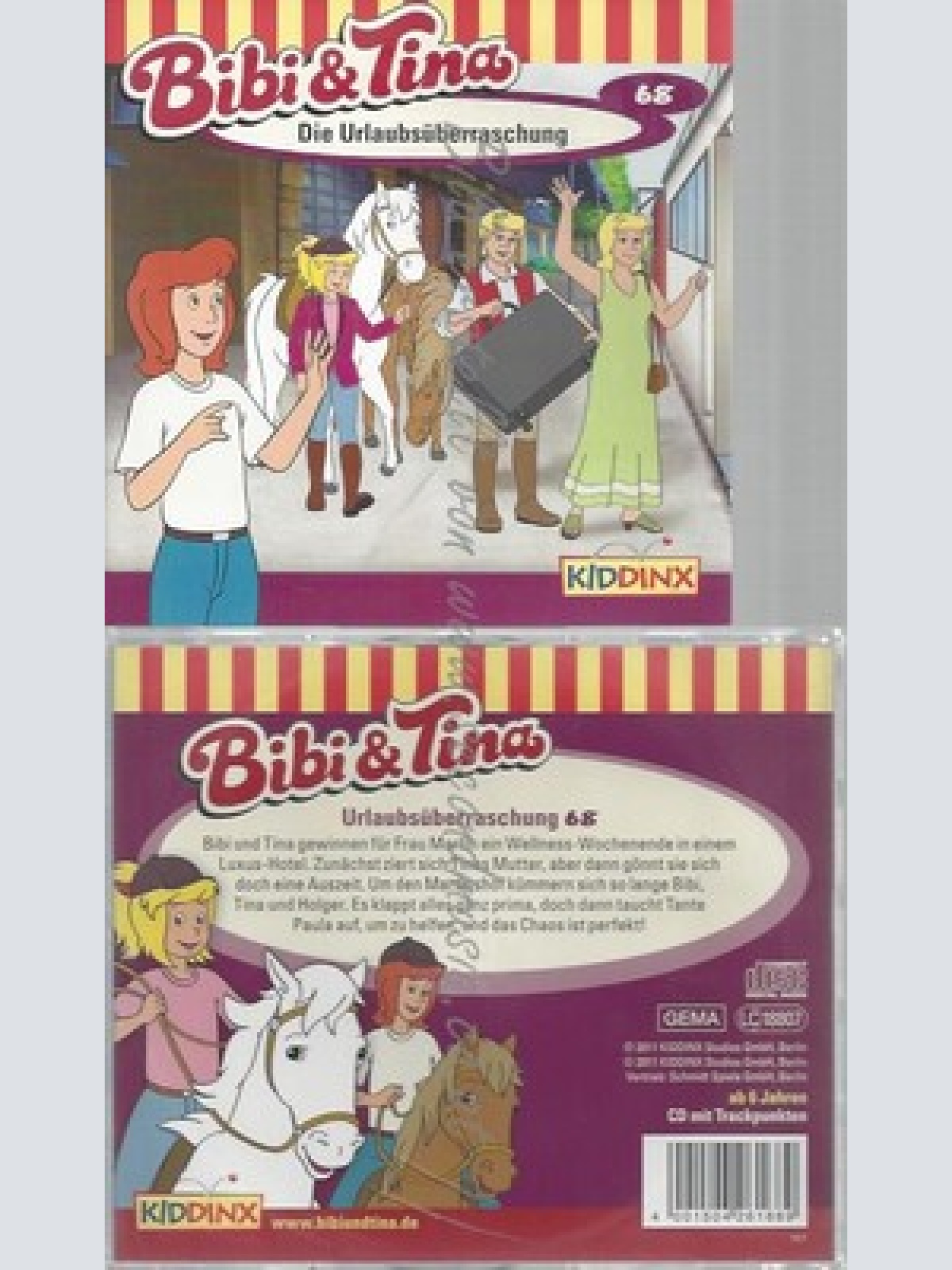 CD--BIBI UND TINA -- -- FOLGE 68: DIE URLAUBSUEBERRASCHUNG