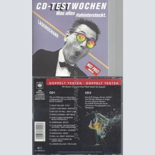 CD--ROCK CLASSICS --1989--- TOTO, BOSTON, MEAT LOAF, JEFF BECK, SPLIFF..