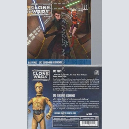 CD--DAS GEHEIMNIS DER MONDE / THE CLONE WARS - - -- 09: DAS VIRUS
