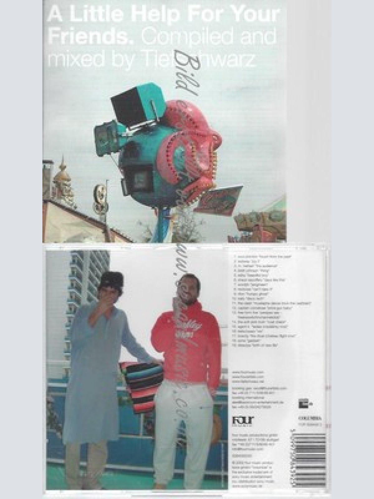 CD--A LITTLE HELP FOR YOUR FRIENDS--COMPLIED AND MIXED BY TISFSCHWARZ