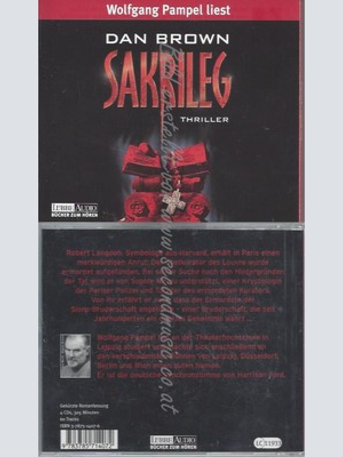 CD--DAN BROWN UND WOLFGANG PAMPEL - - -- SAKRILEG, 4 AUDIO-CDS