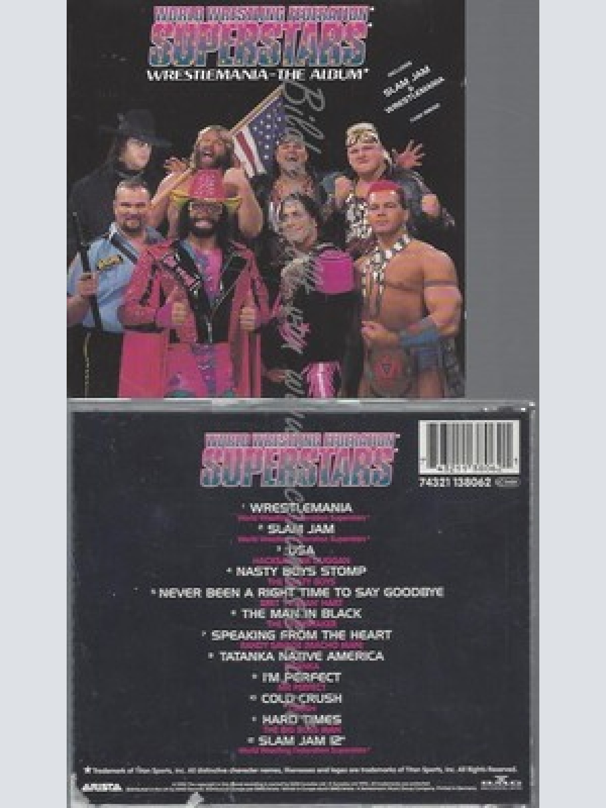 CD--WWF SUPERSTARS -- -- WRESTLEMANIA-THE ALBUM
