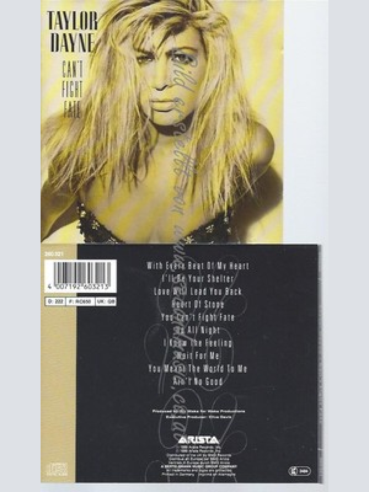 CD--TAYLOR DAYNE -- --CD -- CAN'T FIGHT FATE