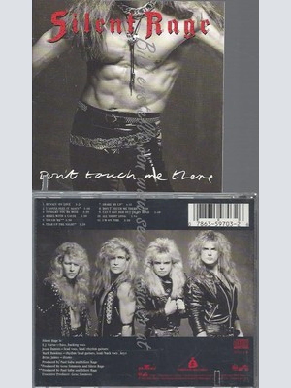 CD--SILENT RAGE -- DON'T TOUCH ME THERE --