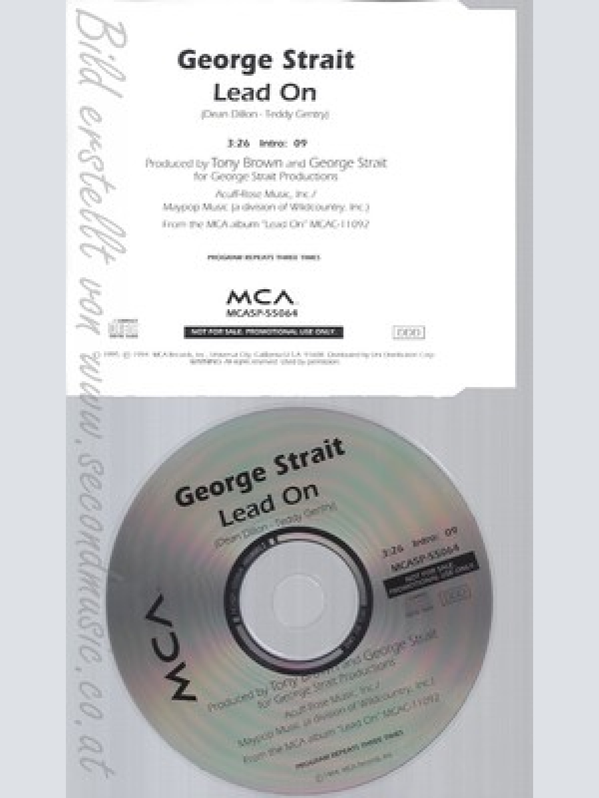 CD--GEORGE STRAIT--LEAD ON--PROMO