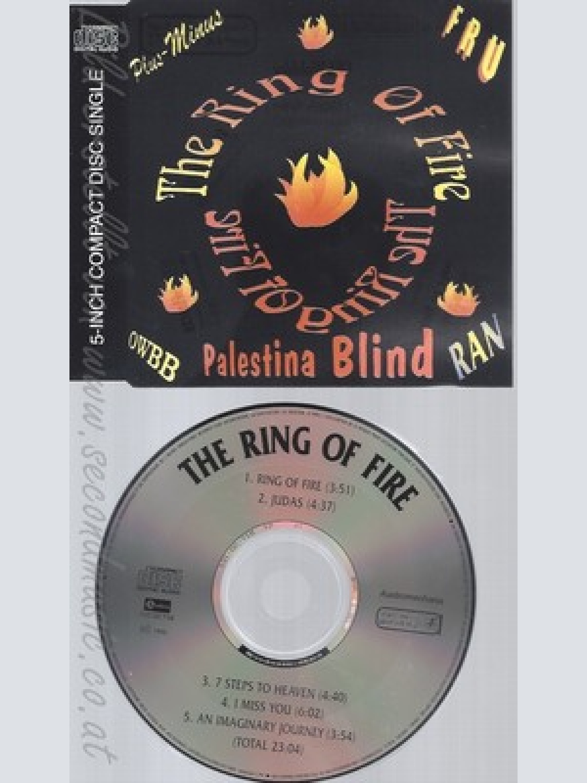 CD--PALESTINA BLIND--THE RING OF FIRE