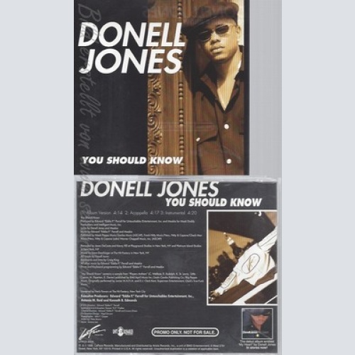 CD--DONELL JONES--YOU SHOULD KNOW-PROMO