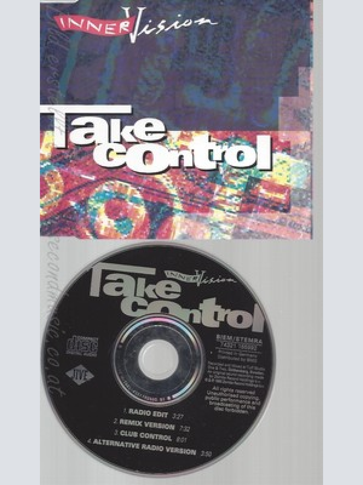 CD--INNER VISION - SINGLE -- TAKE CONTROL [SINGLE-CD]