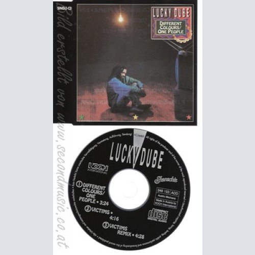 CD--LUCKY DUBE - SINGLE -- DIFFERENT COLOURS