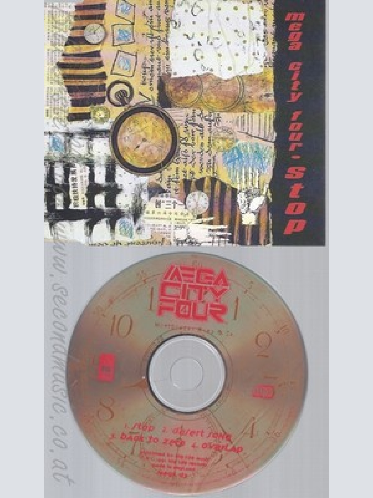 CD--MEGA CITY FOUR - SINGLE -- STOP -4 TRACKS,   -