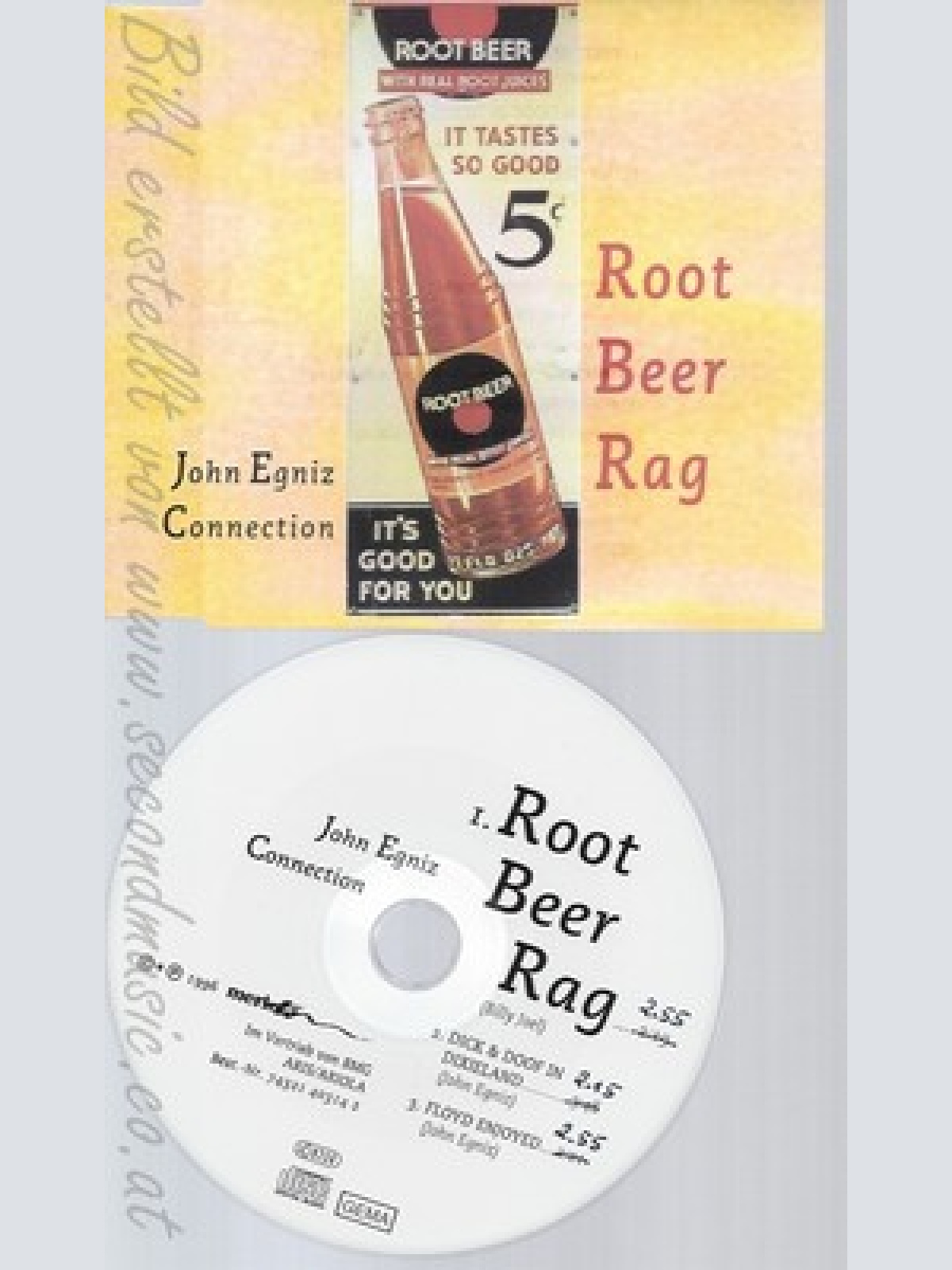 CD--JOHN CONNECTION EGNIZ -  - - SINGLE -- ROOT BEER RAG