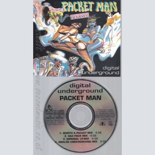 CD--DIGITAL UNDERGROUND - SINGLE -- PACKET MAN -C.J. MACKINTOSH REMIXES, 4 VERSI