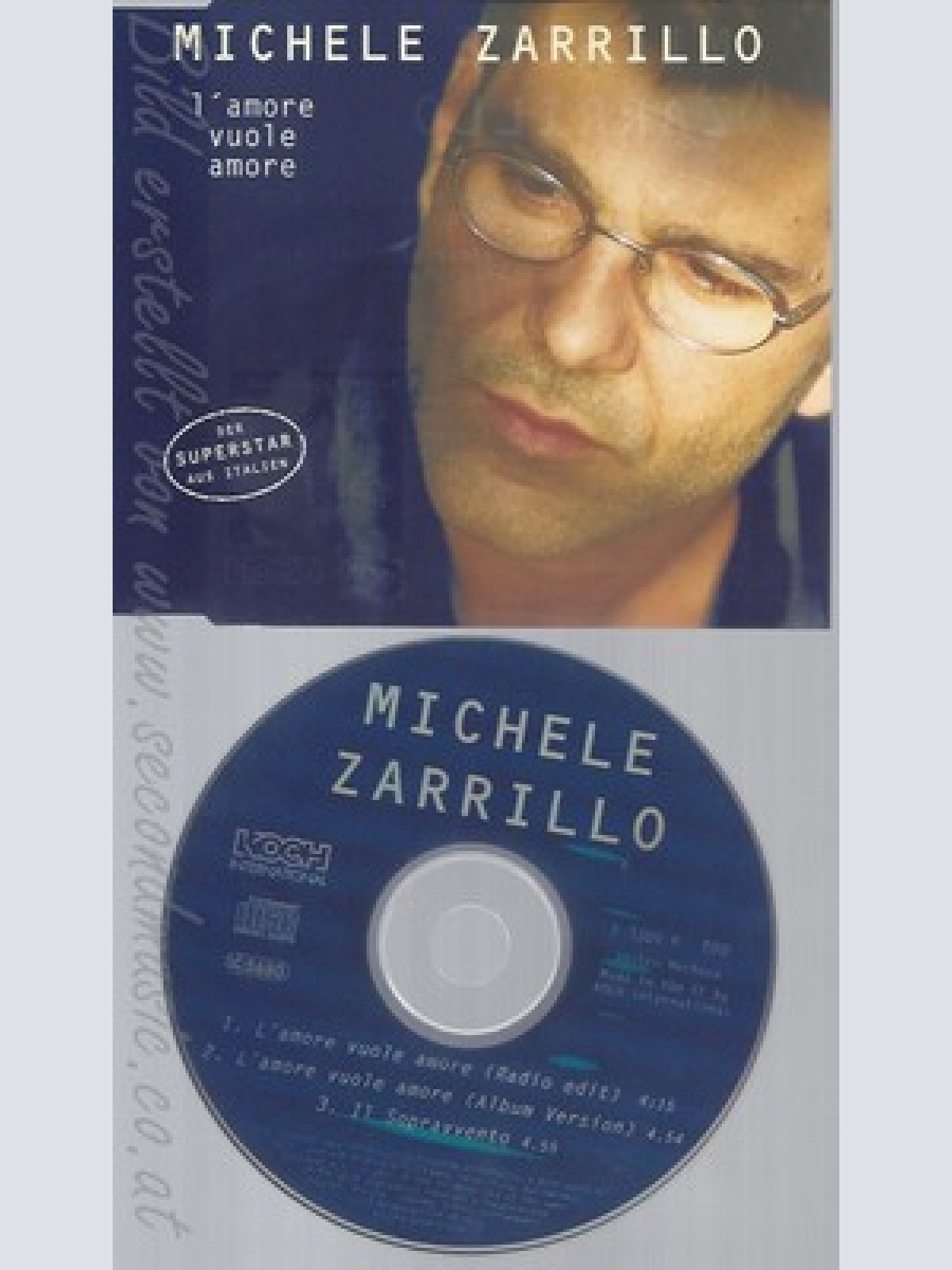 CD--MICHELE ZARRILLO -- - SINGLE -- L'AMORE VUOLE AMORE