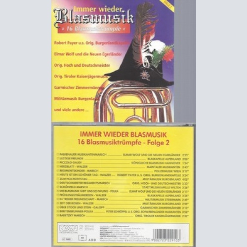 CD--VARIOUS -1992- -- IMMER WIEDER BLASMUSIK-FOLGE 2