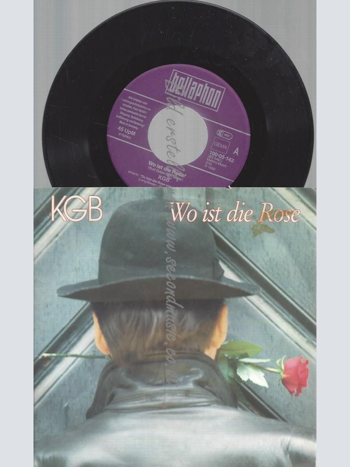 7" KGB // KURT GOBER BAND    WO IST DIE ROSE