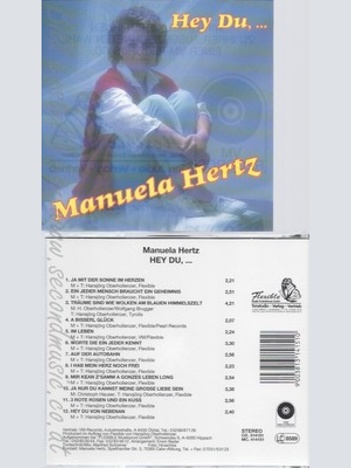 CD--MANUELA HERTZ--HEY DU