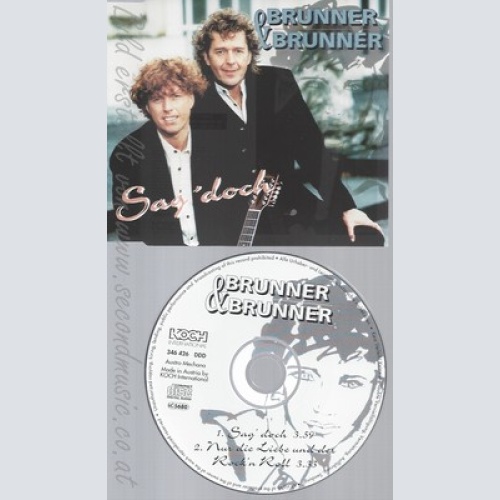 CD--BRUNNER&BRUNNER -- - SINGLE -- SAG' DOCH