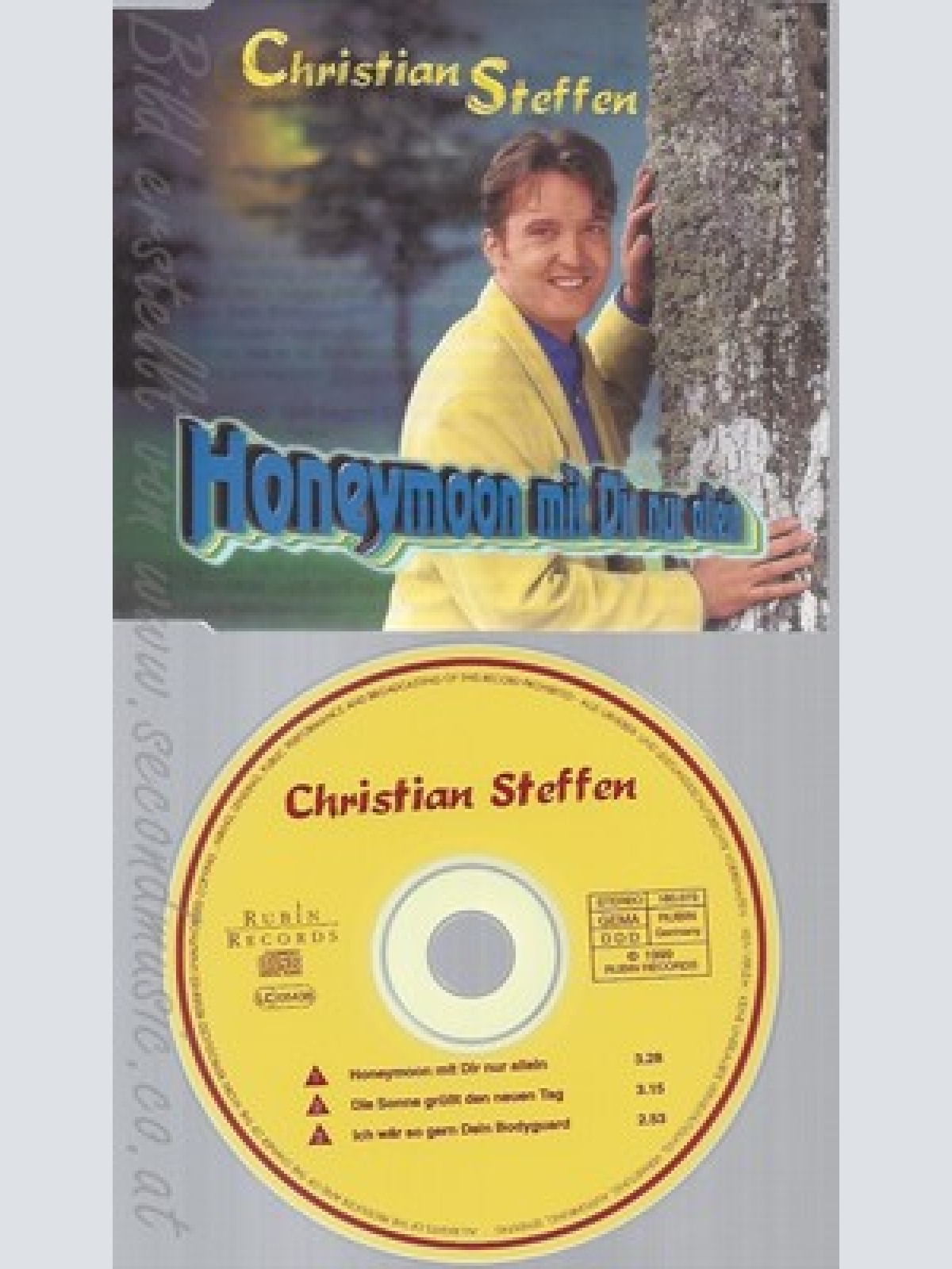 CD--CHRISTIAN STEFFEN, MARC ALPINA UND M. MODREI -- - SINGLE -- HONEYMOON MIT DI
