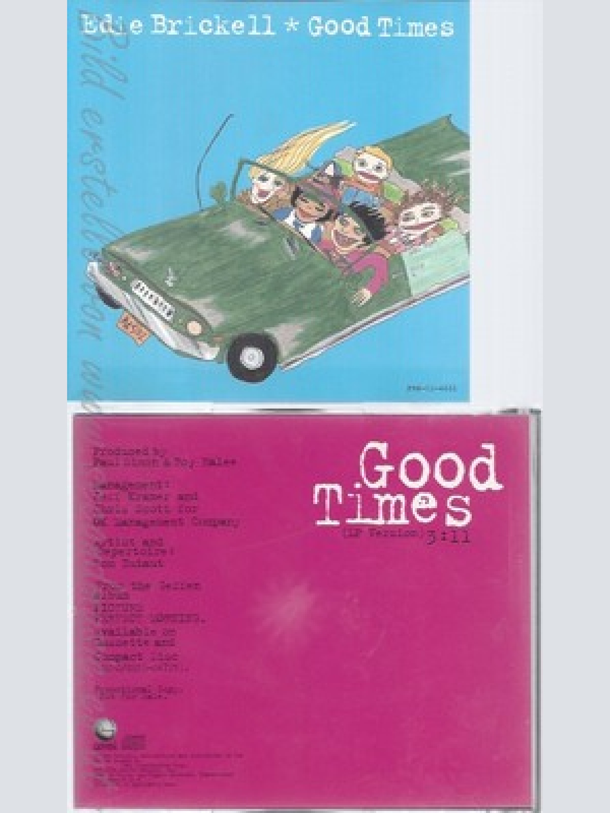 CD--EDIE BRICKELL--GOOD TIMES--PROMO