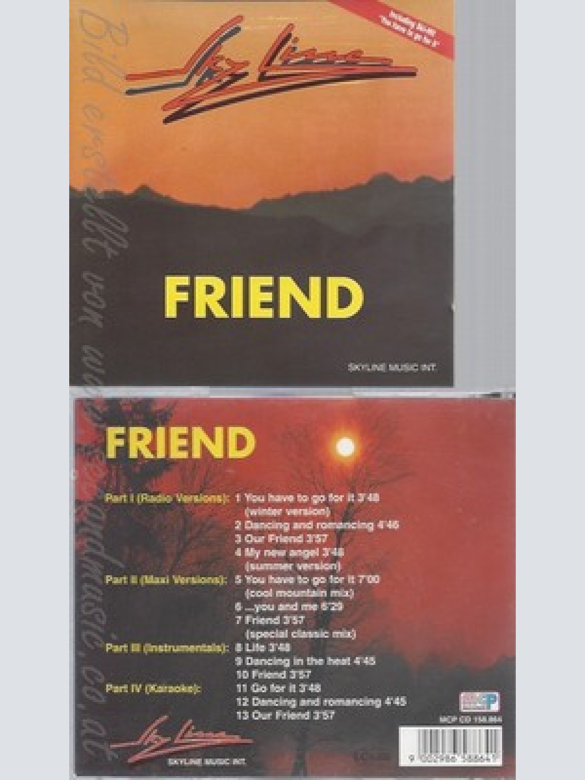 CD--SKY LINE--FRIEND--