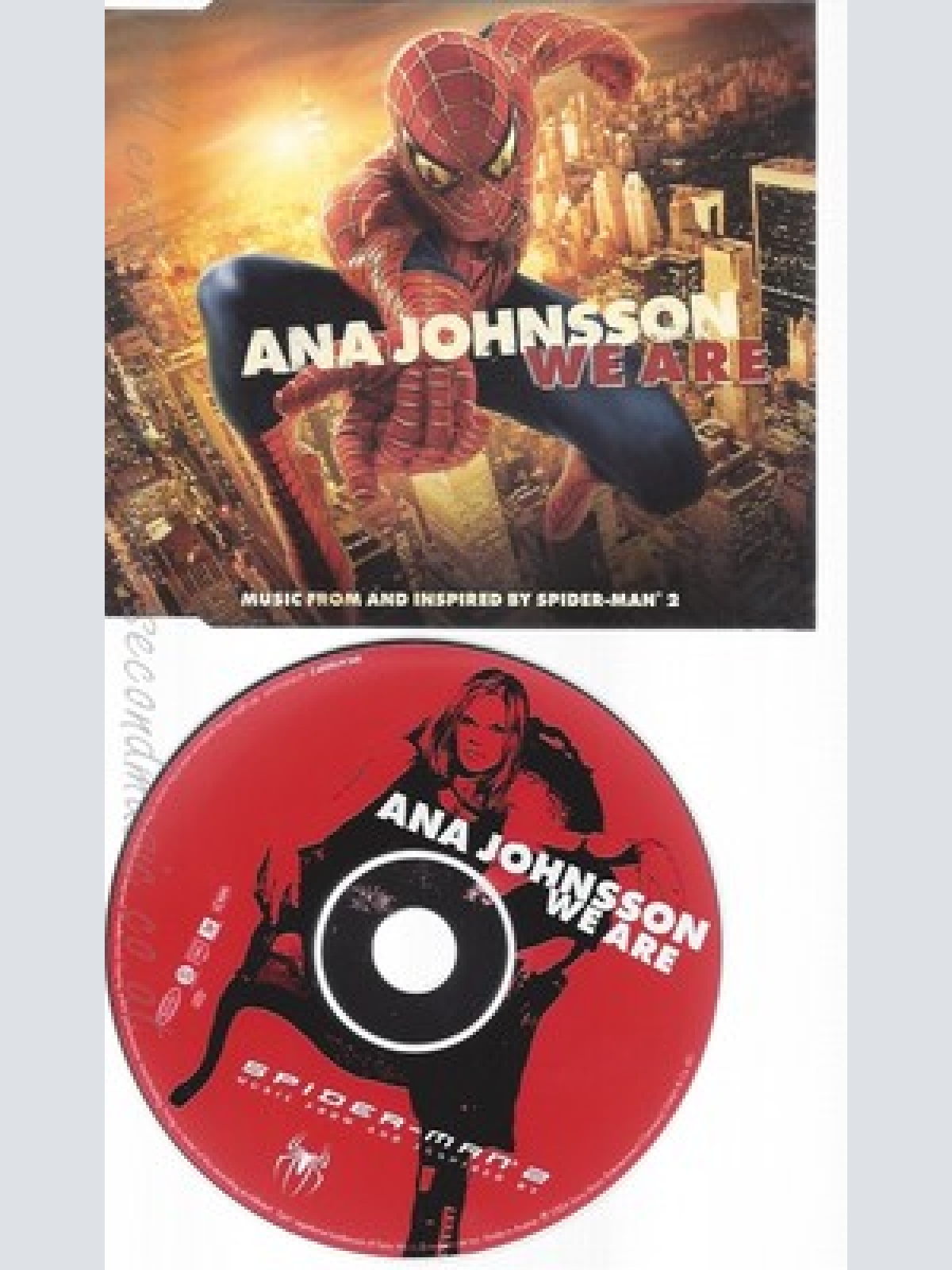 CD--ANA JOHNSSON -- --- WE ARE --SPIDERMAN 2