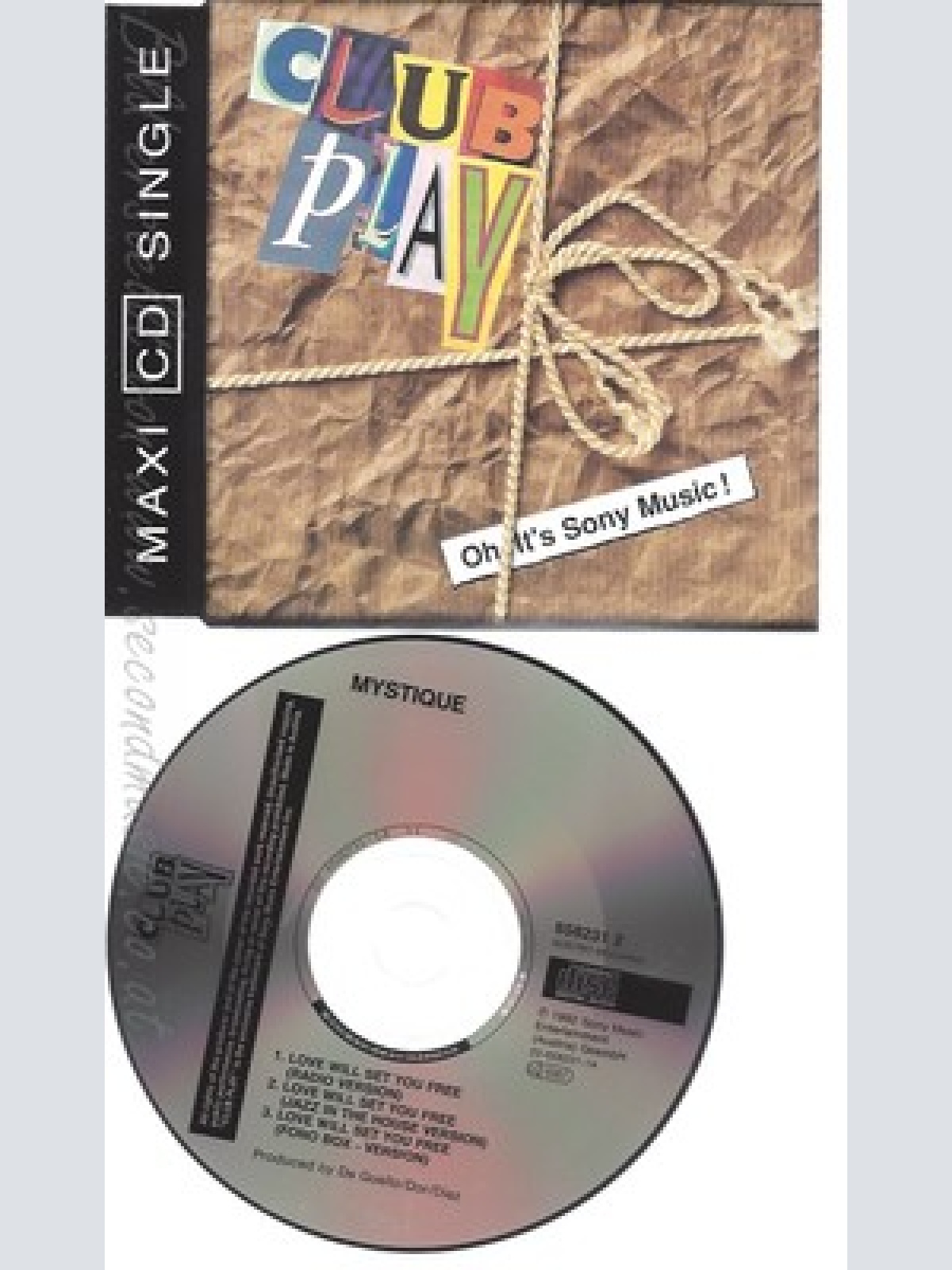 CD--MYSTIQUE --LOVE WILL SET YOU FREE--3 VERSIONS, 1992-