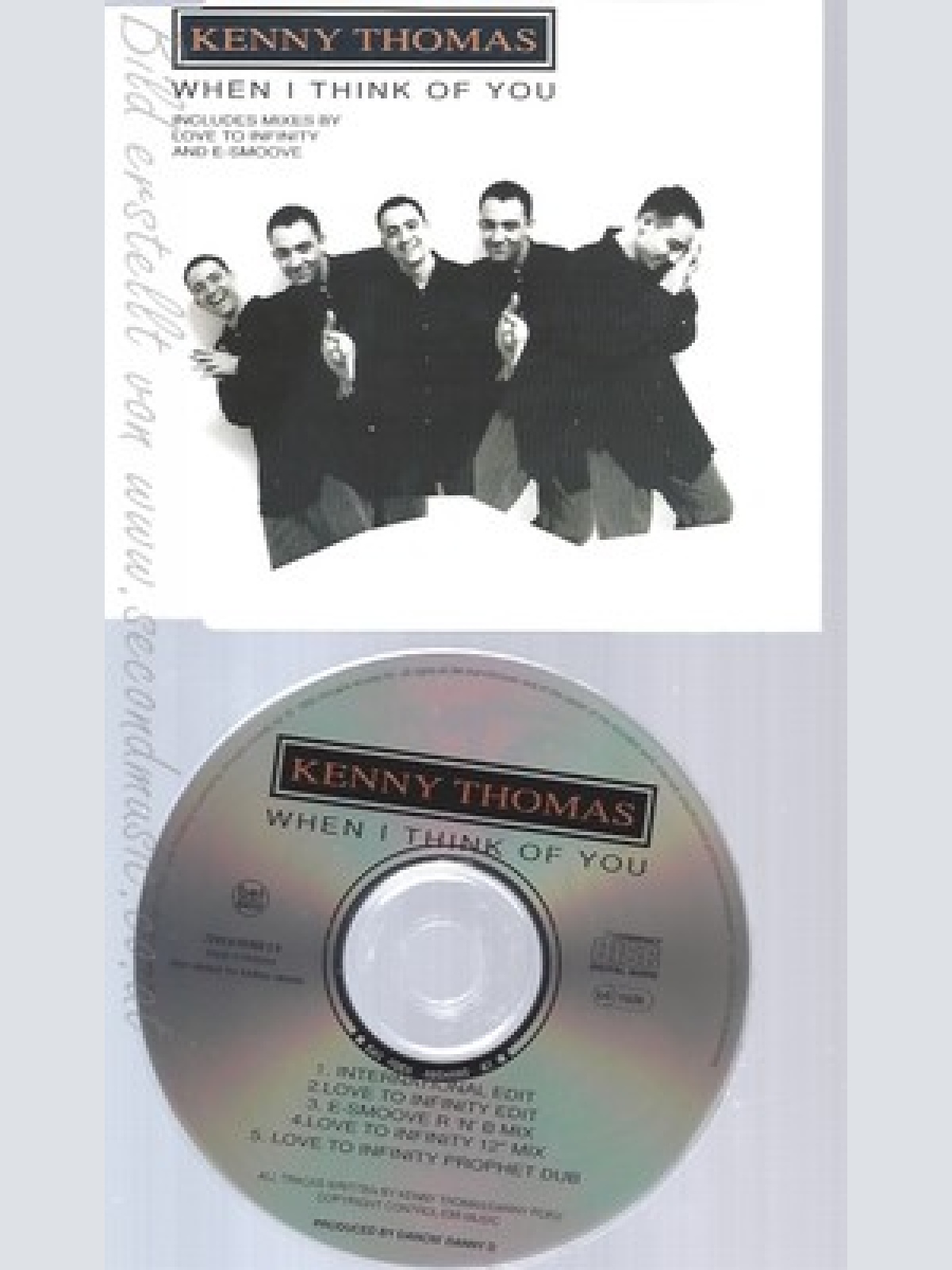 CD--KENNY THOMAS -- --- WHEN I THINK OF YOU