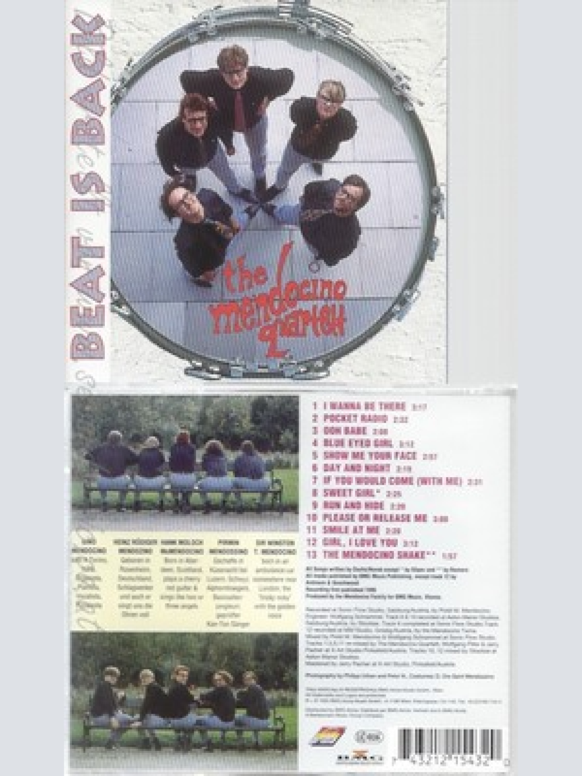 CD--MENDOCINO QUARTETT -- -- BEAT IS BACK