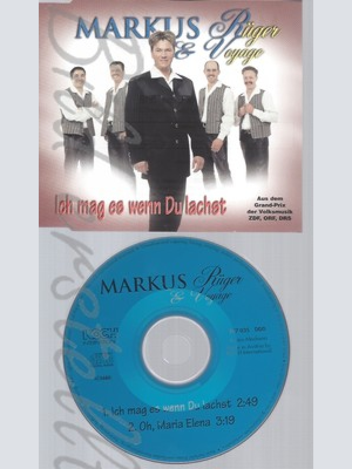 CD--MARKUS & VOYAGE RUEGER -- --- ICH MAG ES WENN DU LACHST