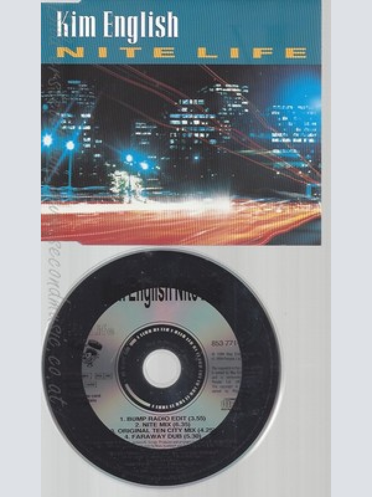 CD--KIM ENGLISH -NITE LIFE ---4 VERSIONS, 1994-
