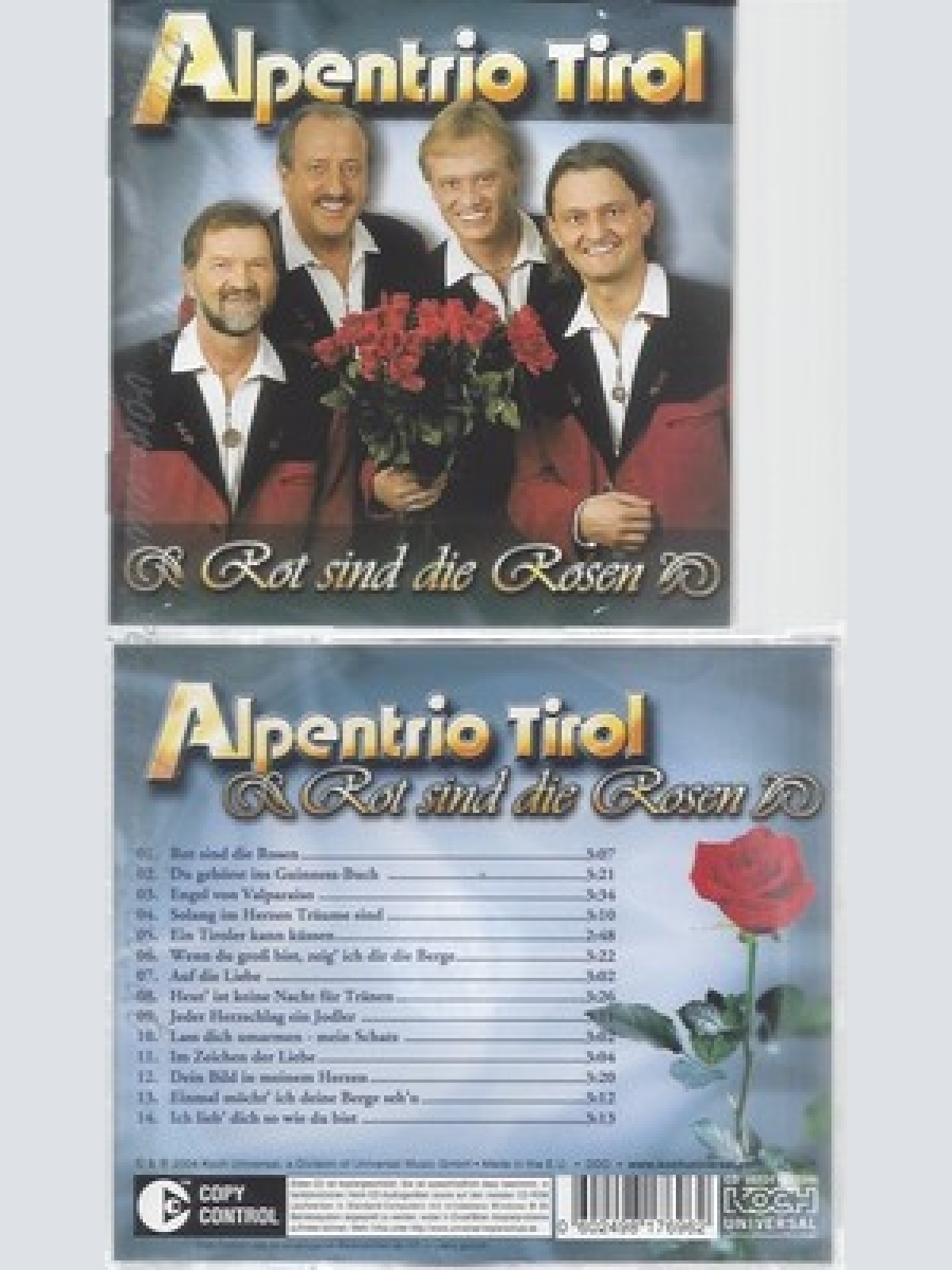 CD--ALPENTRIO TIROL -- -- ROT SIND DIE ROSEN