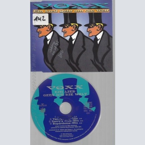 CD--VOXX --EIN LIED GEHT UM DIE WELT --4 VERSIONS, 1995-