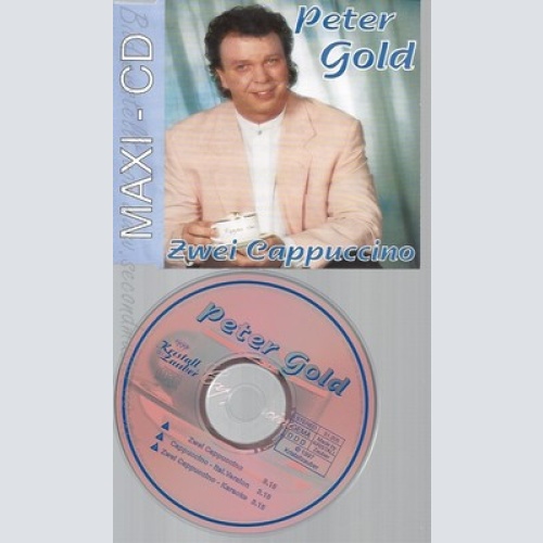 CD--PETER GOLD --ZWEI CAPPUCCINO--3 VERSIONS, 1997-