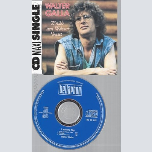CD--WALTER GALLA --- Z´NAH AM WASSER ´BAUT